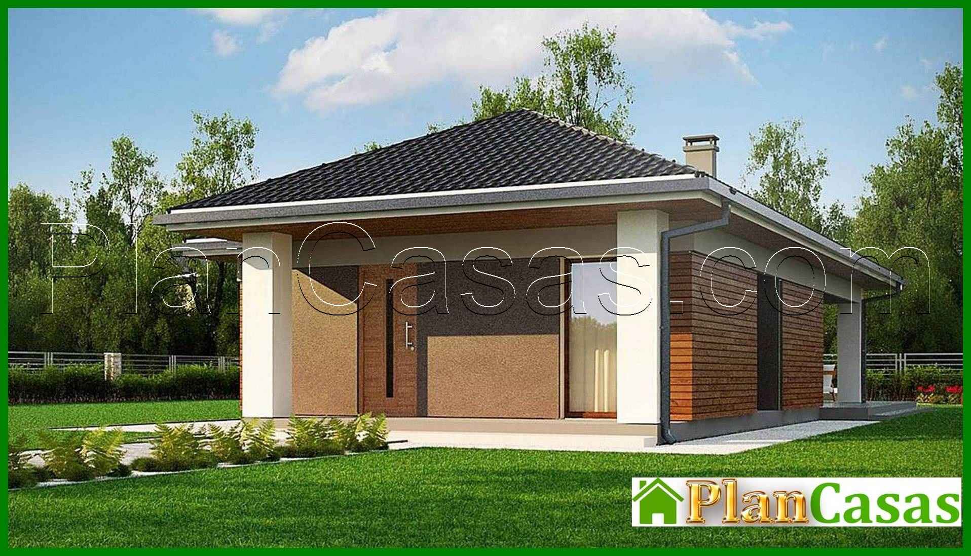 Visualization gallery - Plan of a small cottage on 89 square meters. m for seasonal living