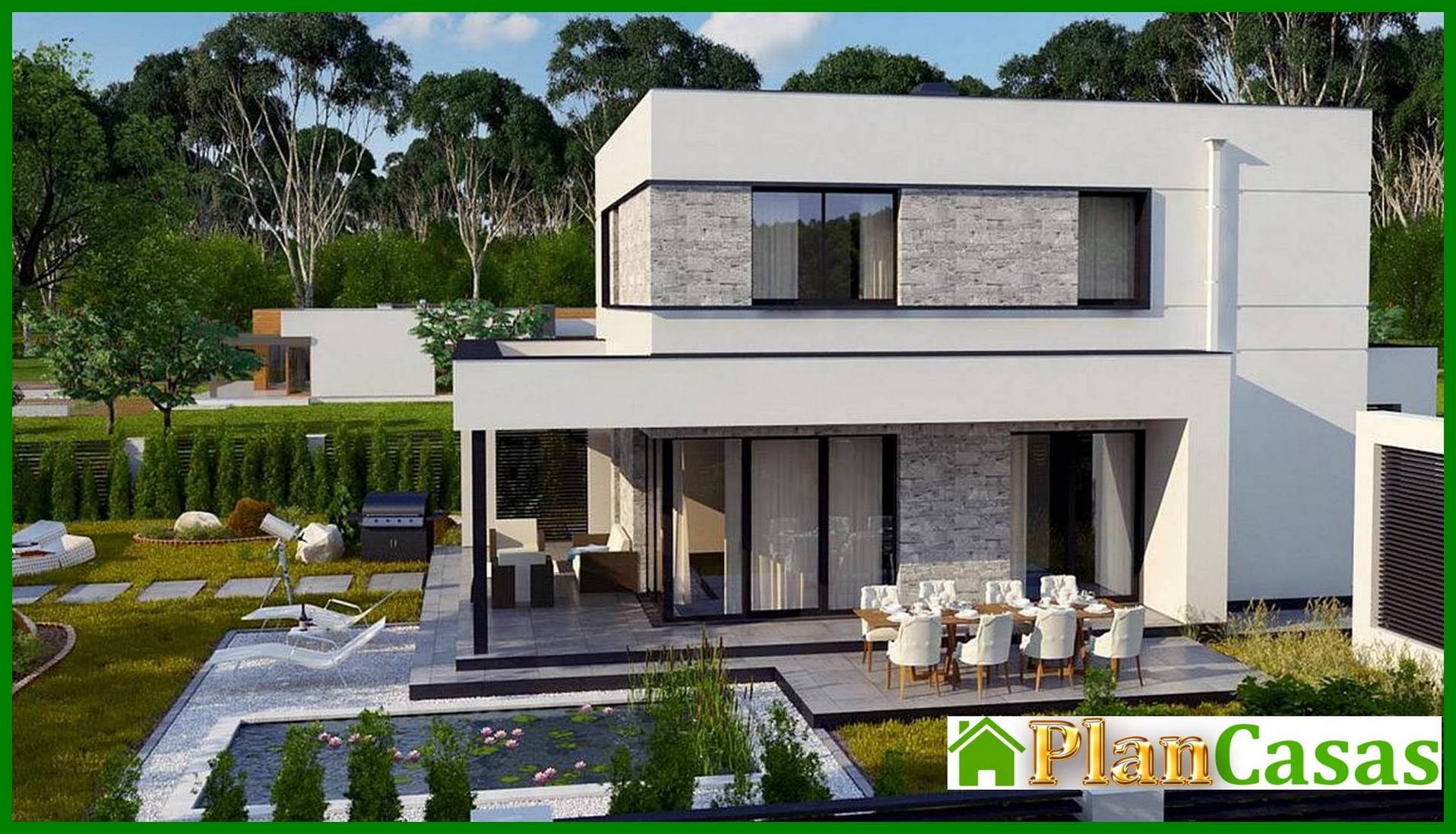 Visualization gallery - Project of a two-story cottage on 133 square meters. m with four bedrooms and three bathrooms