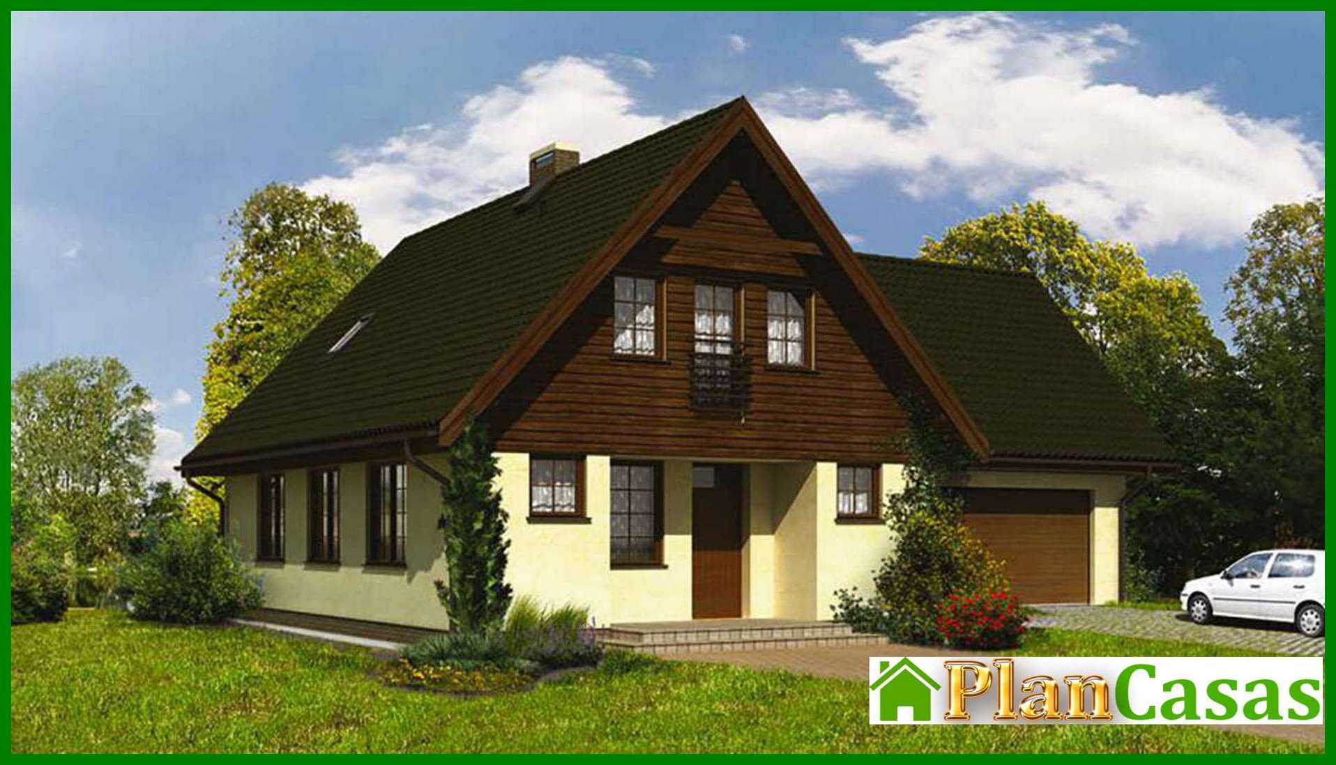 Visualization gallery - Beautiful house under a high roof