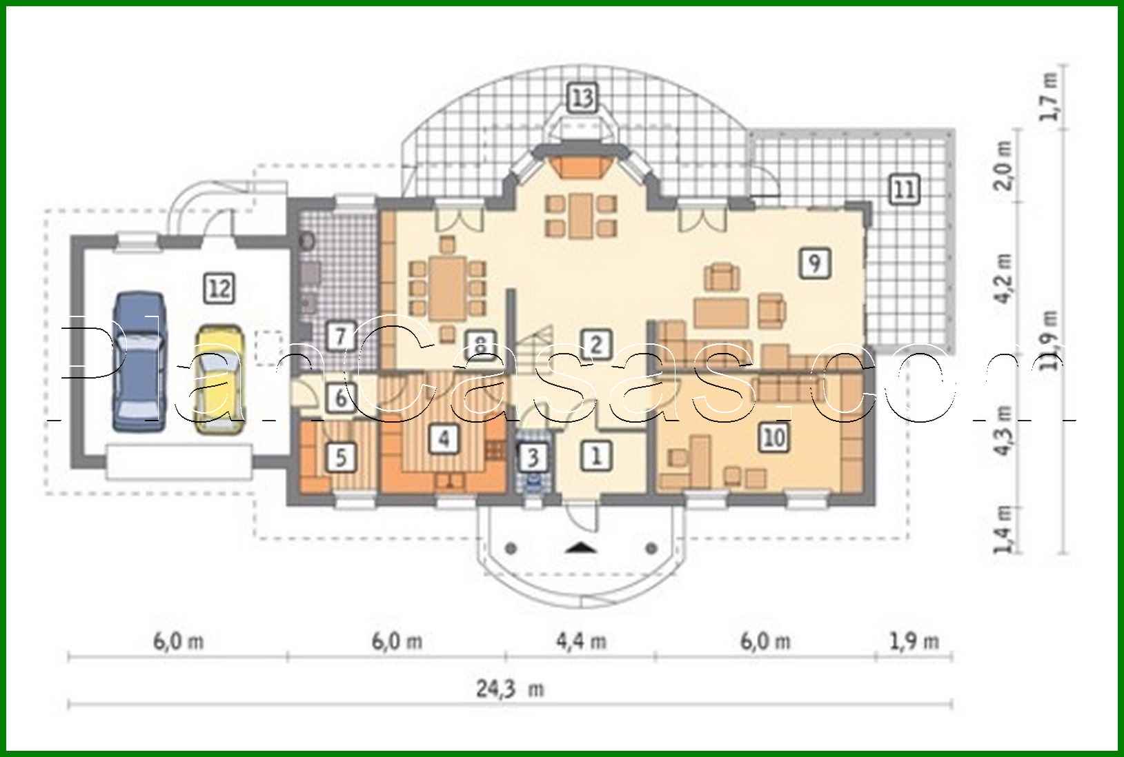 Visualization gallery - Beautiful house with a catchy roof