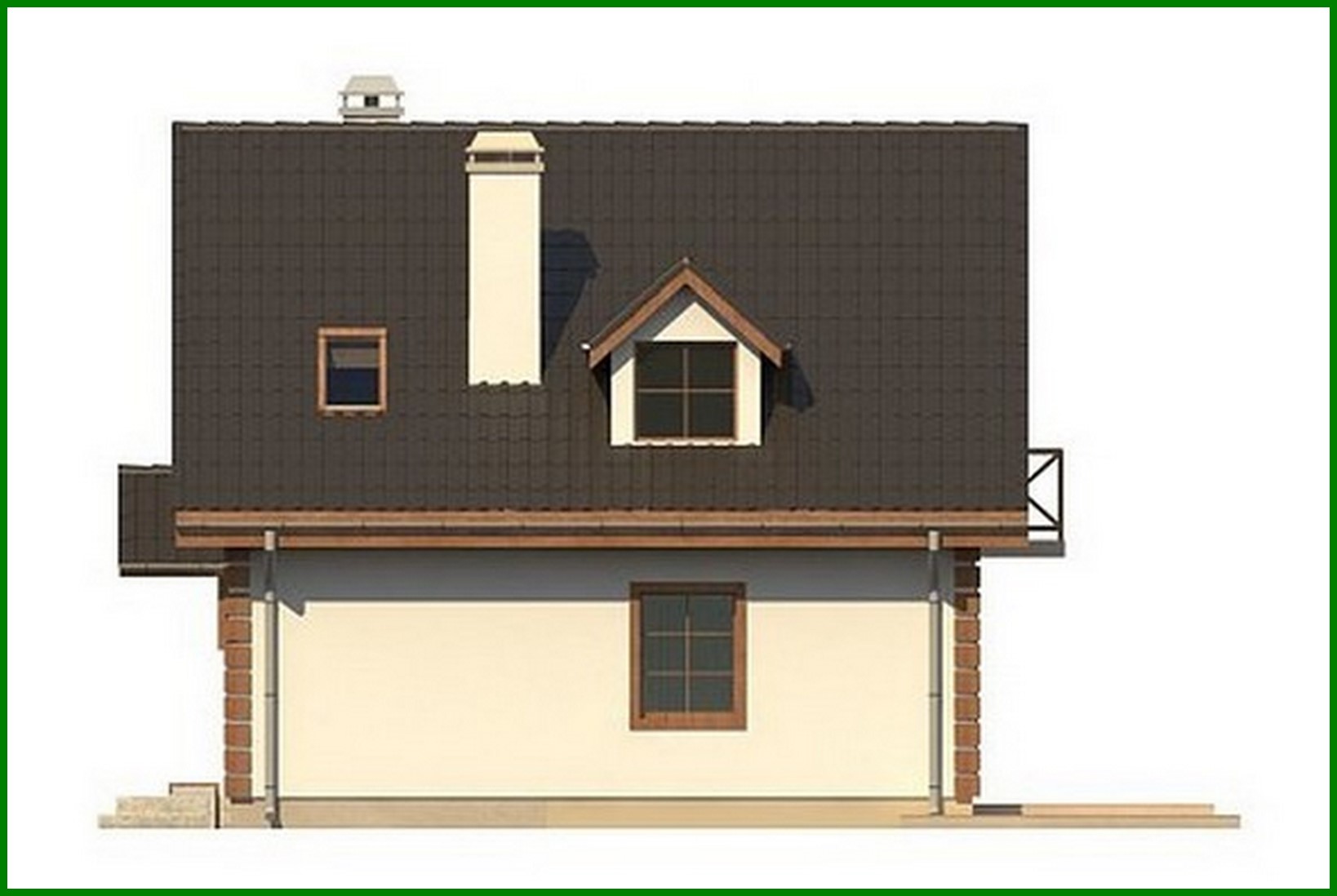 Visualization gallery - Nice eco home project with garage