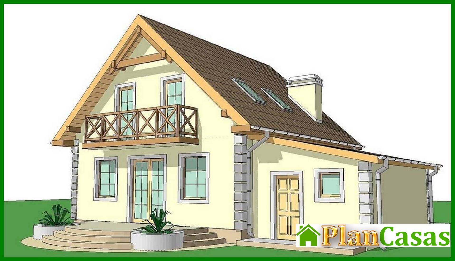 Visualization gallery - Nice eco home project with garage