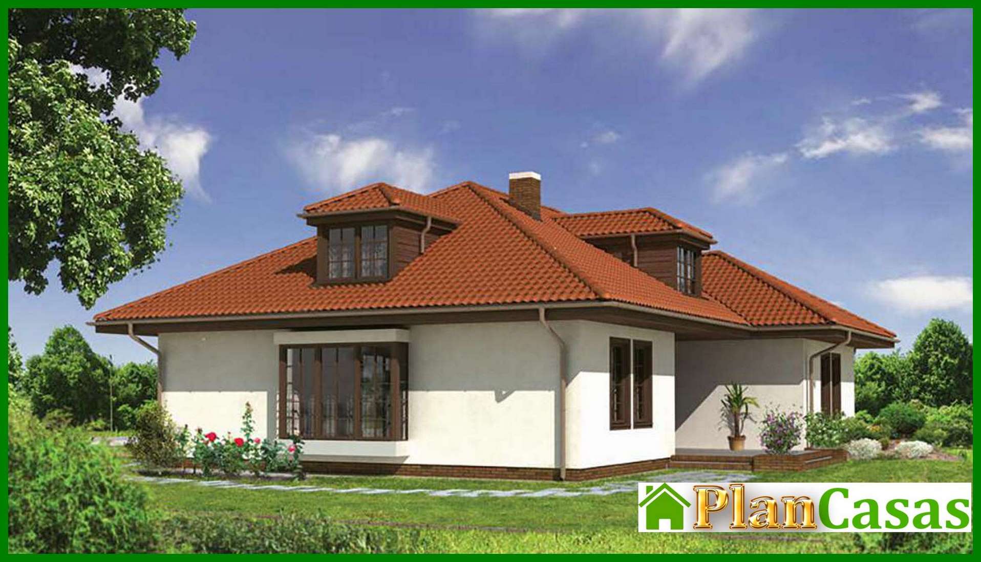 Visualization gallery - Attractive two-story apartment building