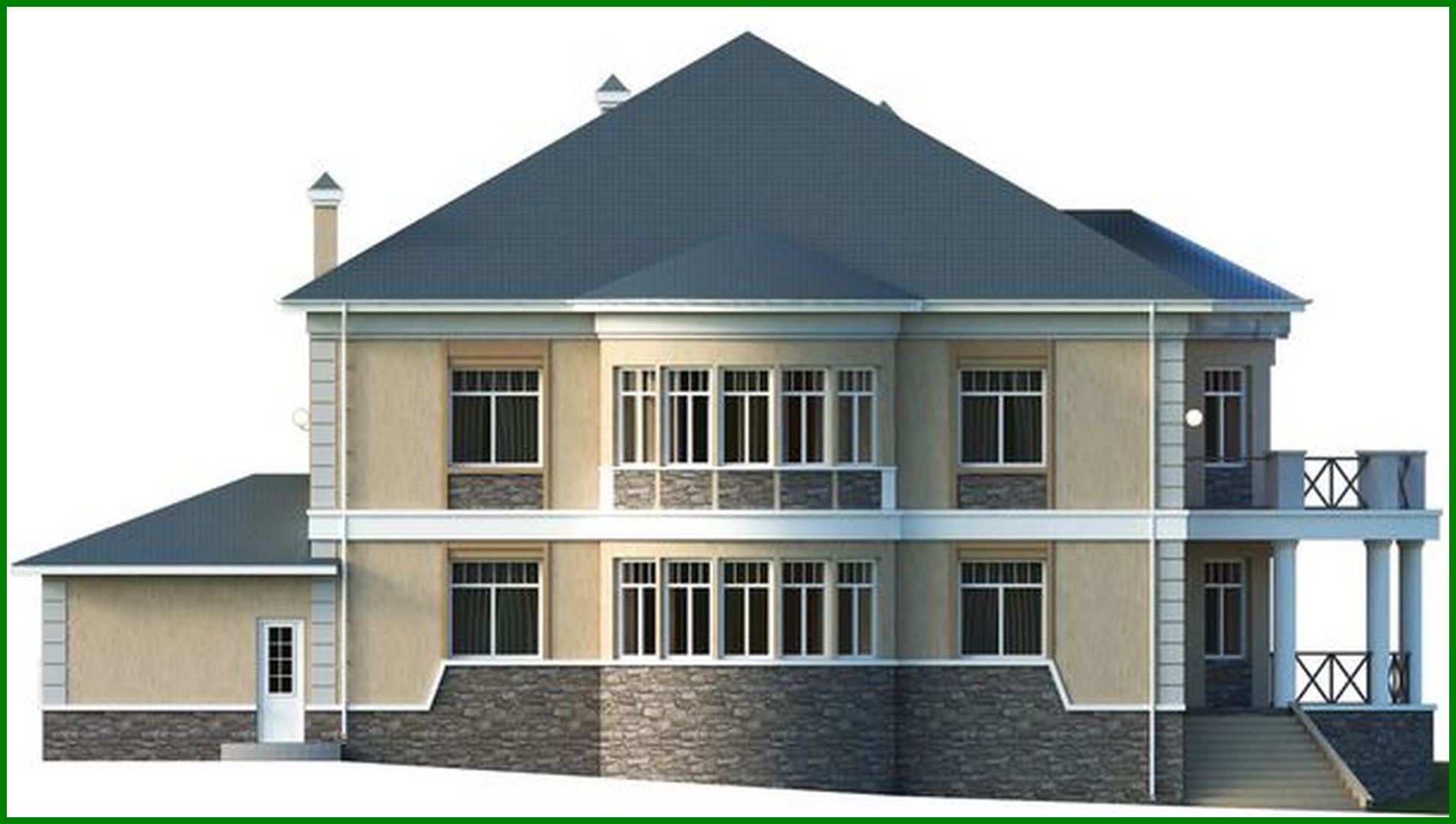 Visualization gallery - Amazing luxury cottage project