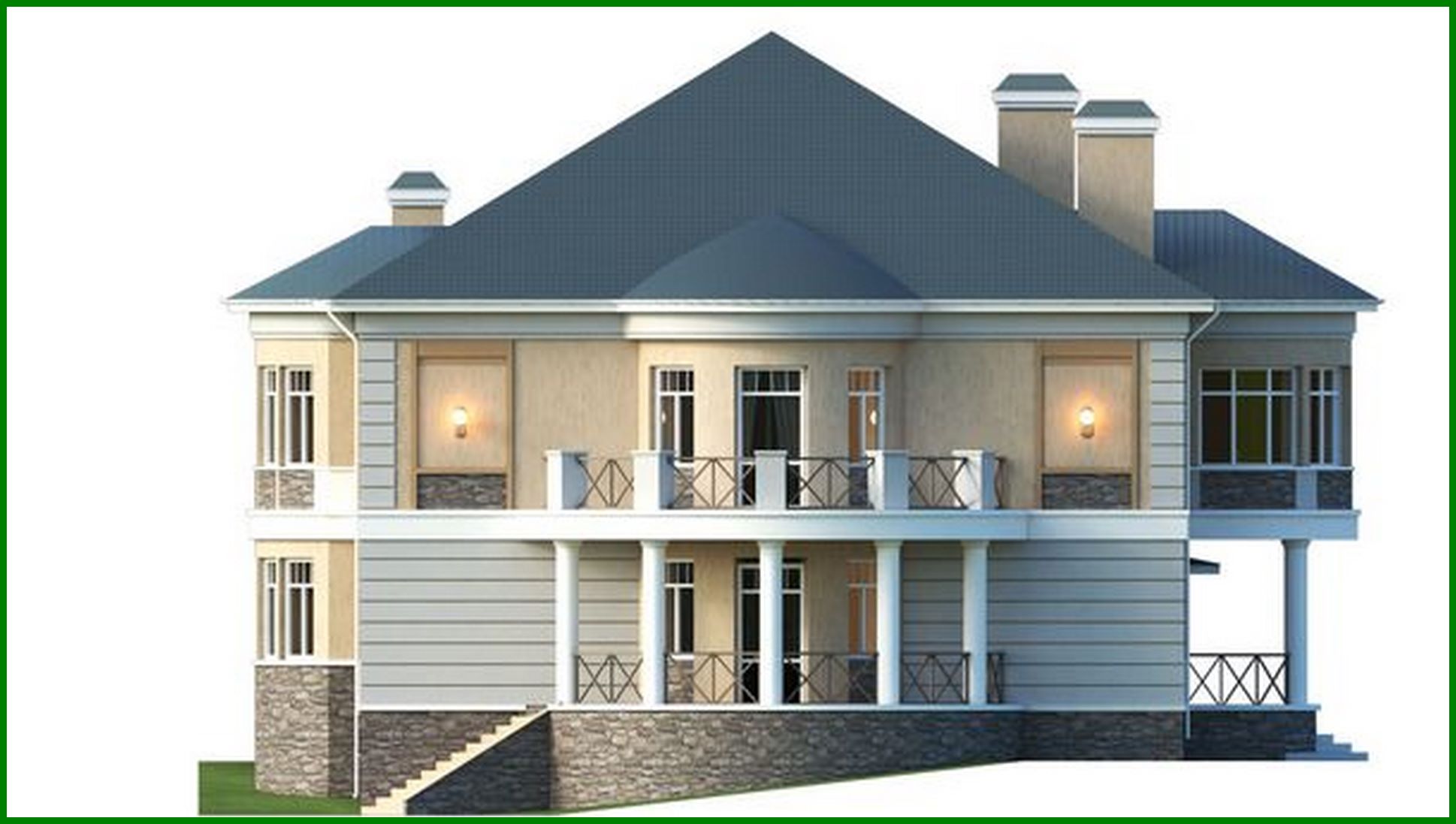 Visualization gallery - Amazing luxury cottage project