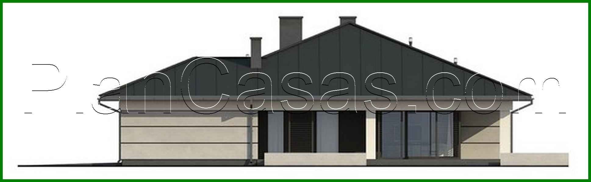 Visualization gallery - One-storey cottage 180 m2