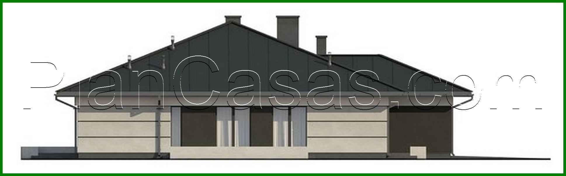 Visualization gallery - One-storey cottage 180 m2