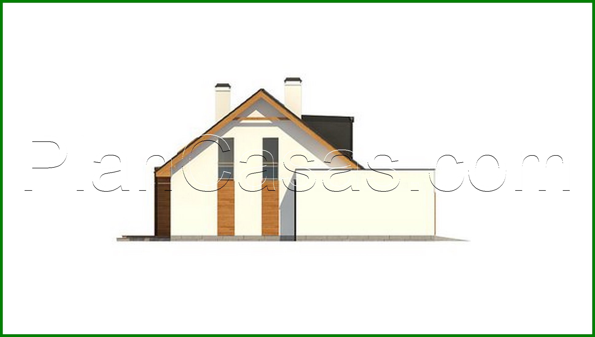 Visualization gallery - Two-storey cottage with an area of ​​more than 200 m2