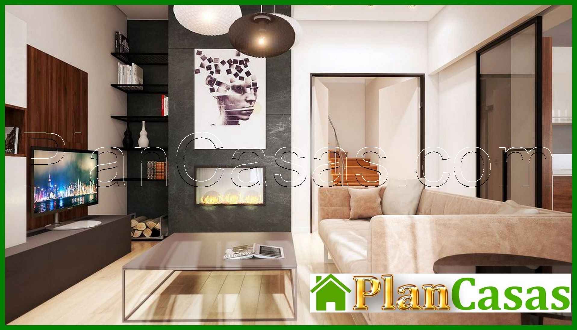 Visualization gallery - Plan of an attractive mansion for three families