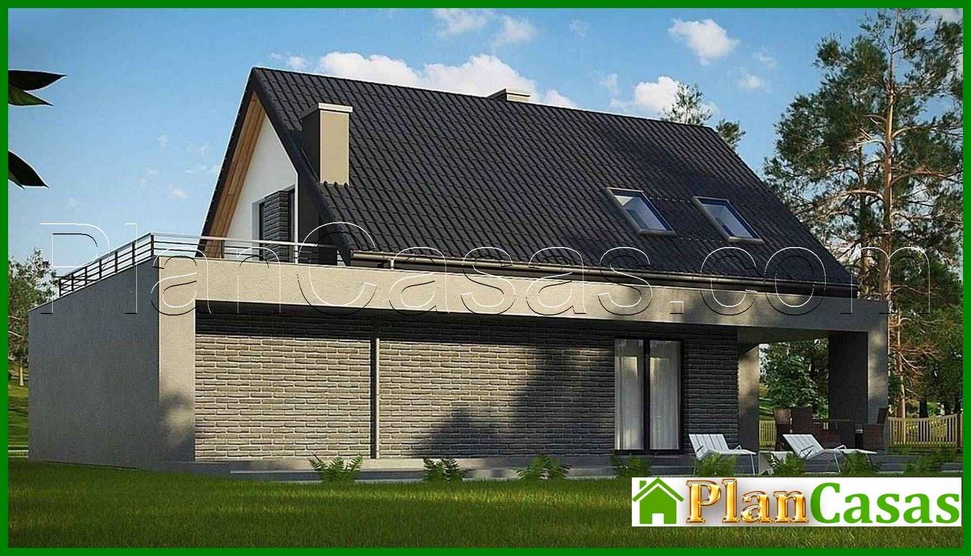 Visualization gallery - Interesting project with a large terrace above the garage