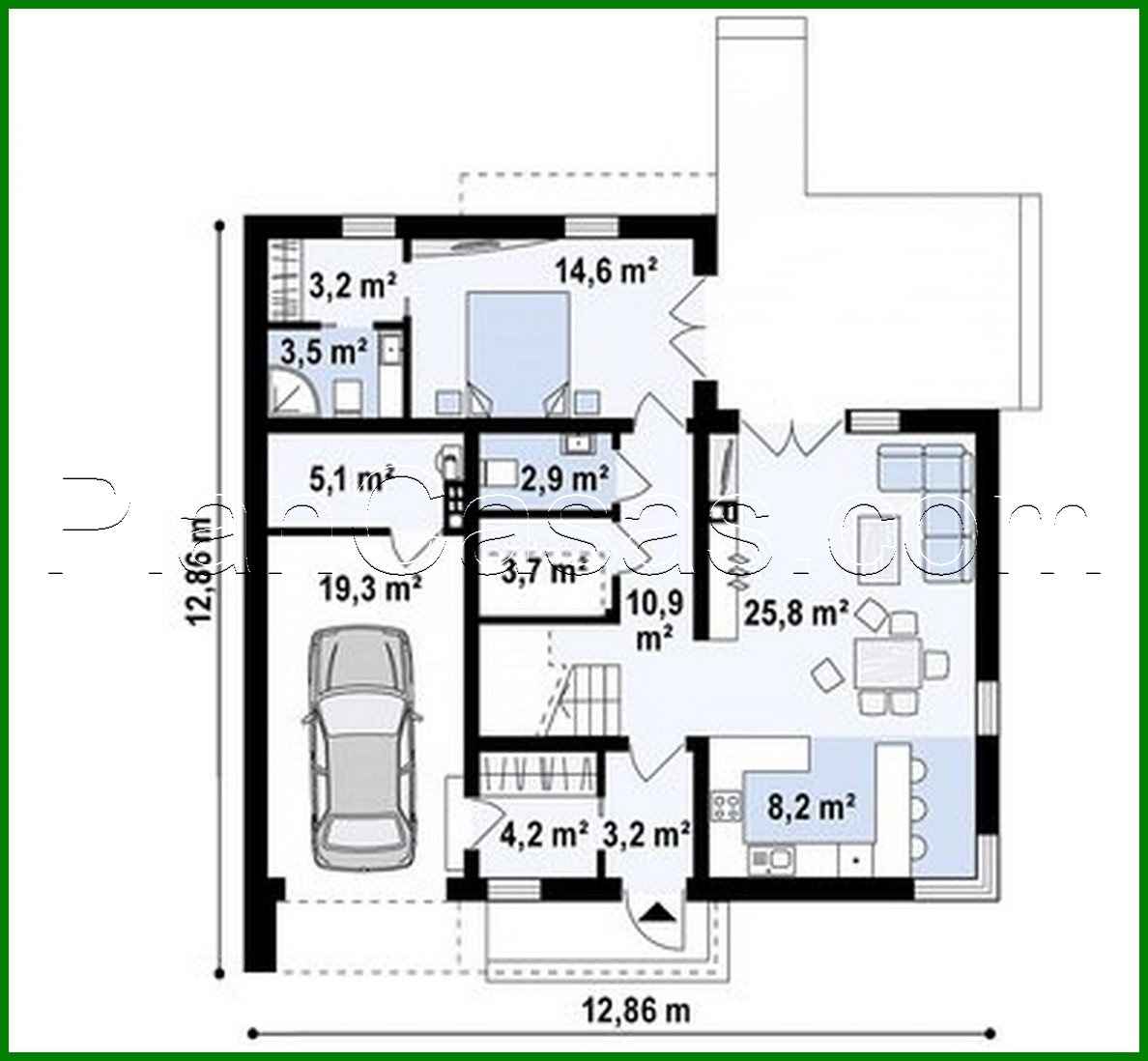 Visualization gallery - Modern cottage with an area of up to 150 m2