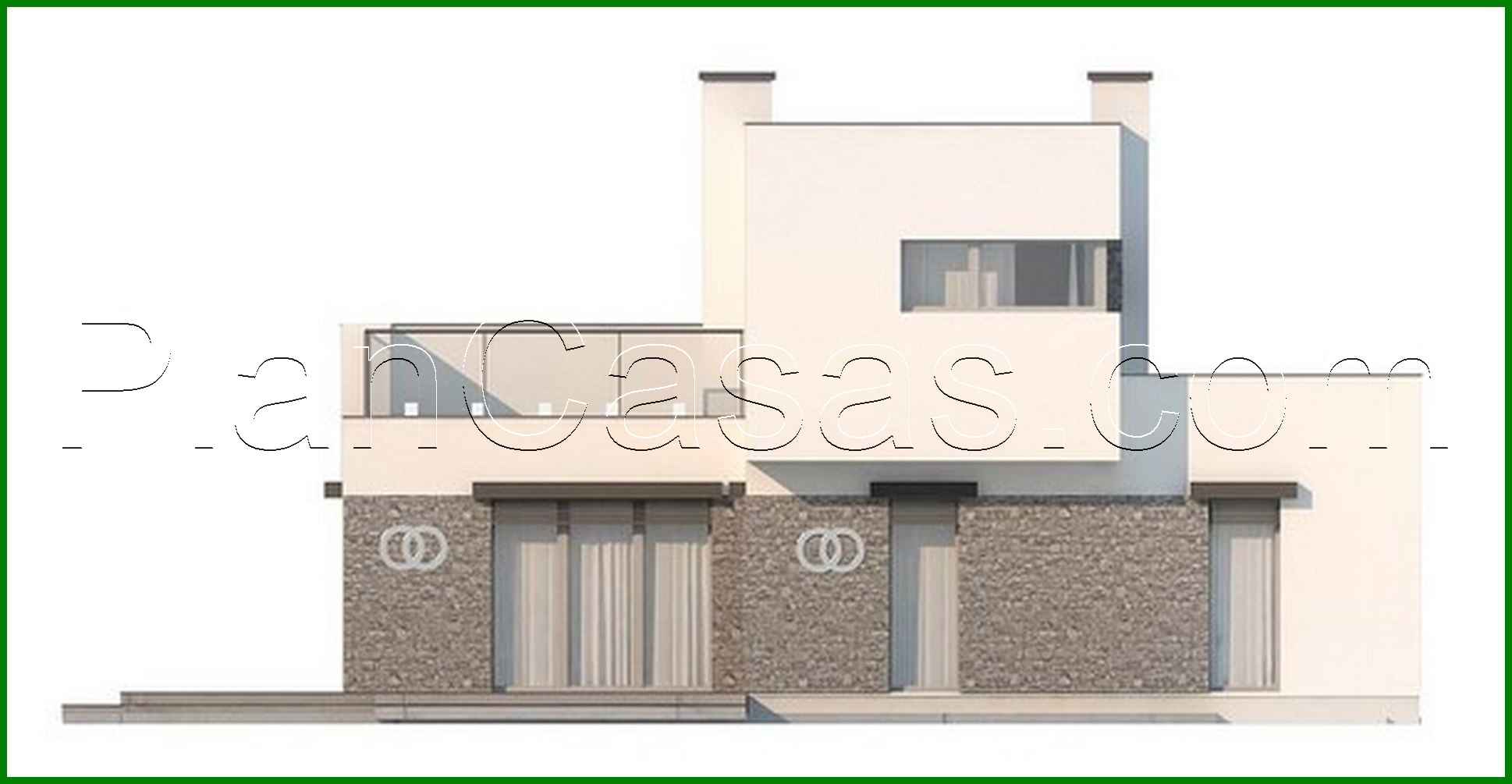 Visualization gallery - Modern cottage with an area of up to 150 m2