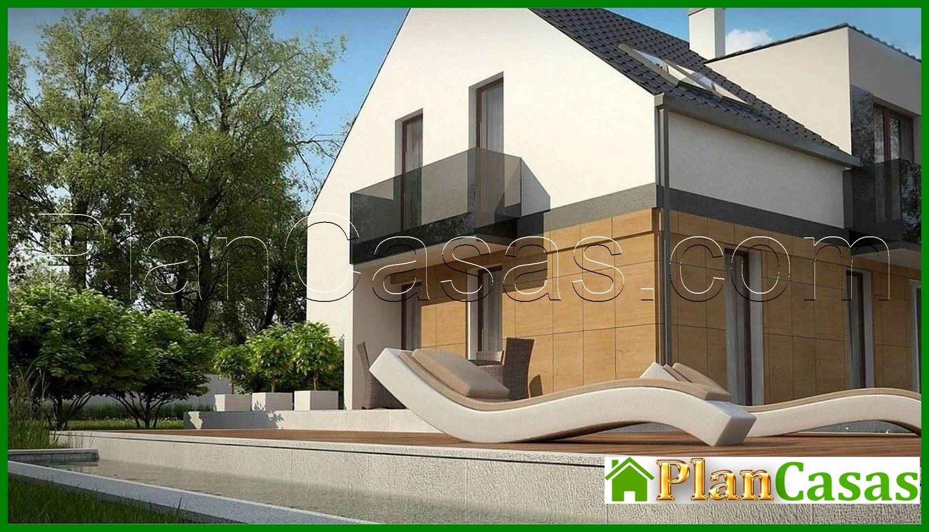 Visualization gallery - Two-story cottage in a classic style with an eclectic inclusion of cubism