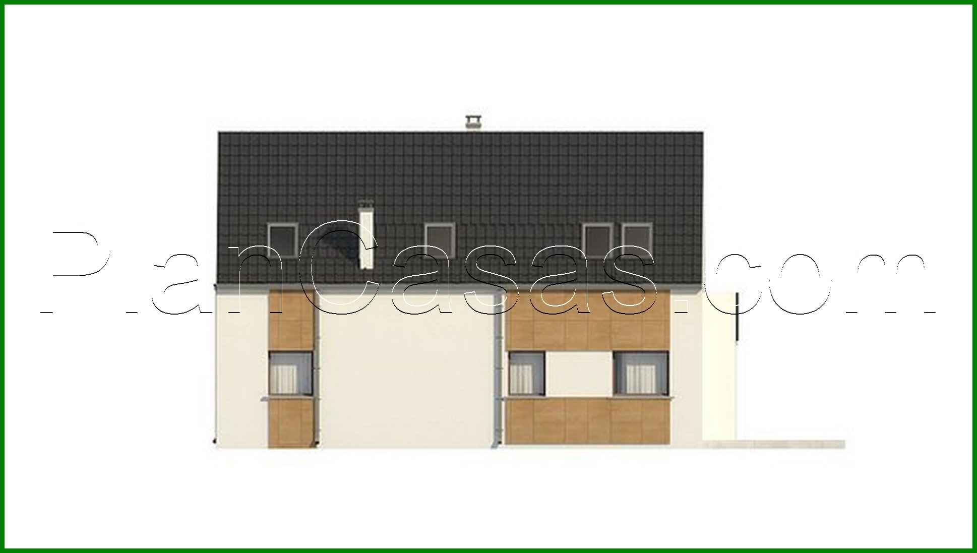 Visualization gallery - Two-story cottage in a classic style with an eclectic inclusion of cubism