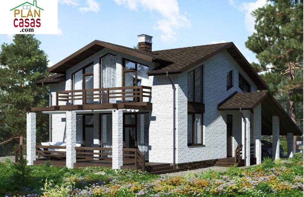 Two storey house house plan