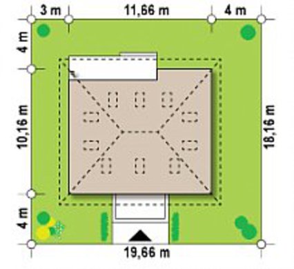 Visualization gallery - The classic project of a country house 10 to 12