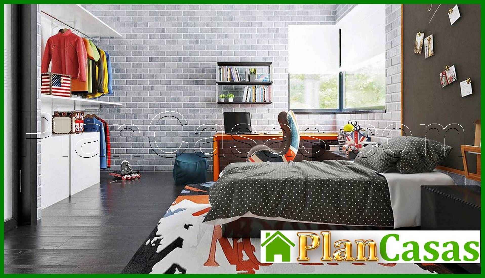 Visualization gallery - Two-story cottage with a flat roof