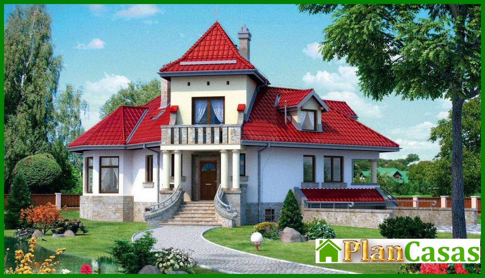 Plan of the mansion with an area of ​​231 square meters. m in a modern European style house plan