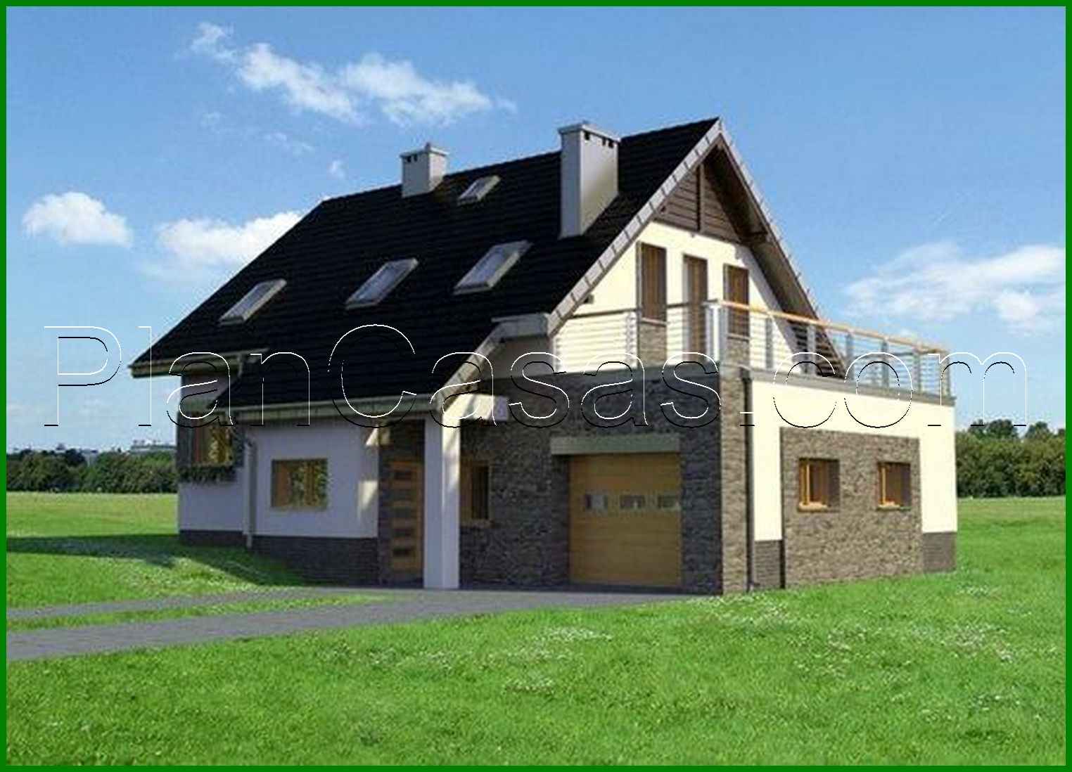 Visualization gallery - Stylish rural villa with a beautiful corner terrace