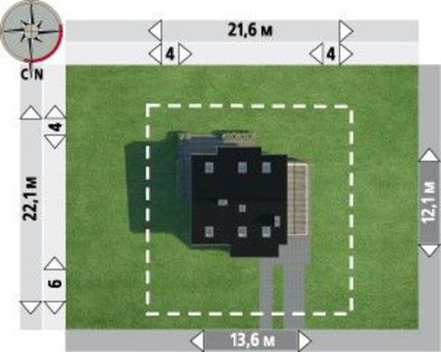 Visualization gallery - Stylish rural villa with a beautiful corner terrace