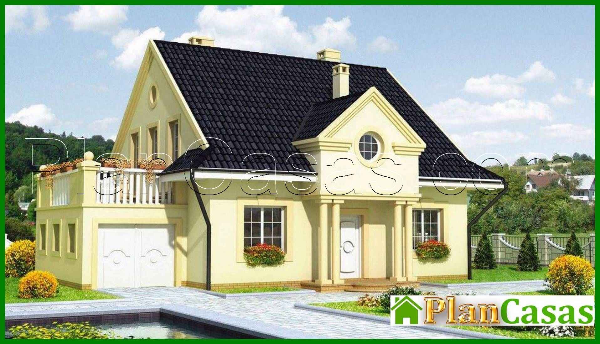 Comfortable mansion with a spacious terrace on the second floor house plan