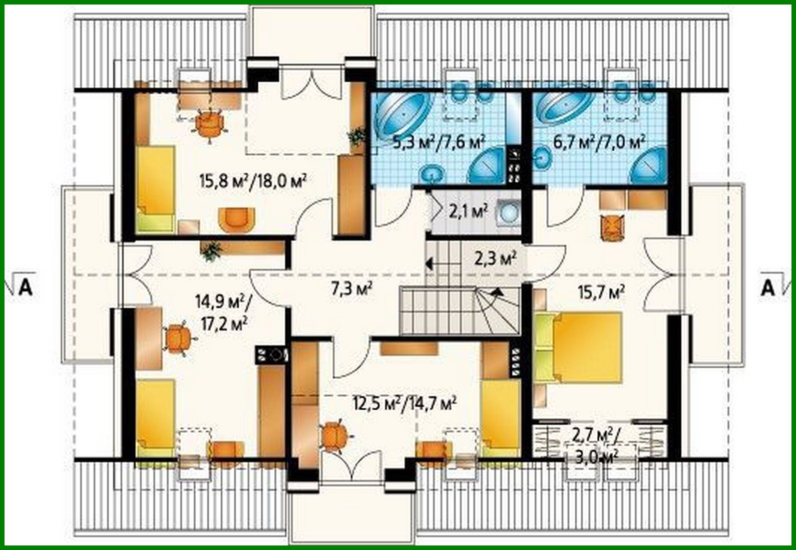 Visualization gallery - The project of a magnificent mansion for a happy family