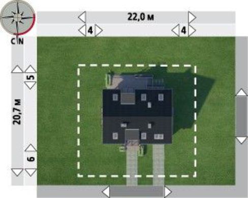 Visualization gallery - The project of a magnificent mansion for a happy family