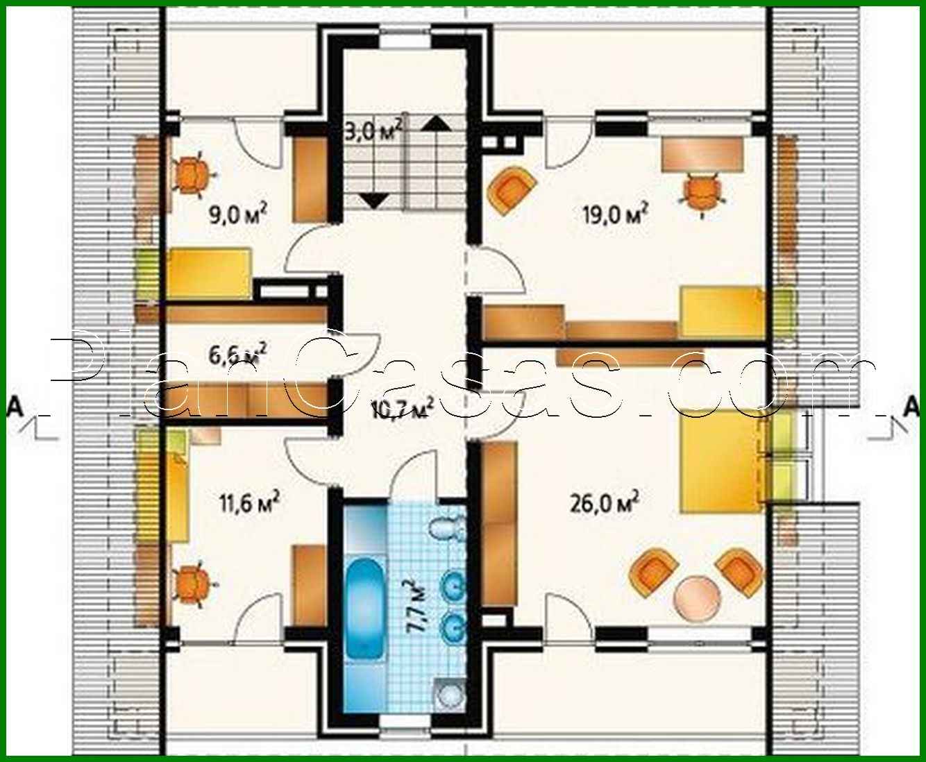 Visualization gallery - Majestic residential building under a gable roof