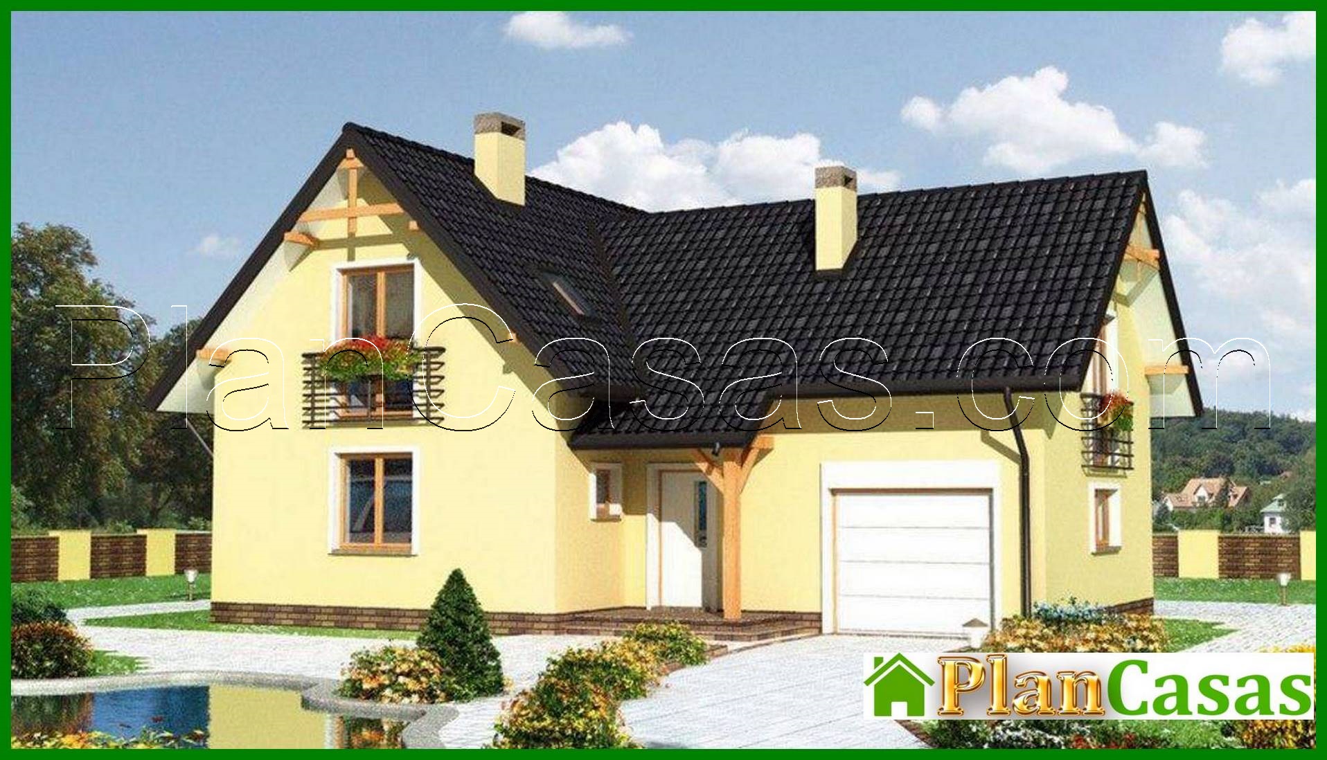 Project of an original country house with an area of ​​180 m² house plan