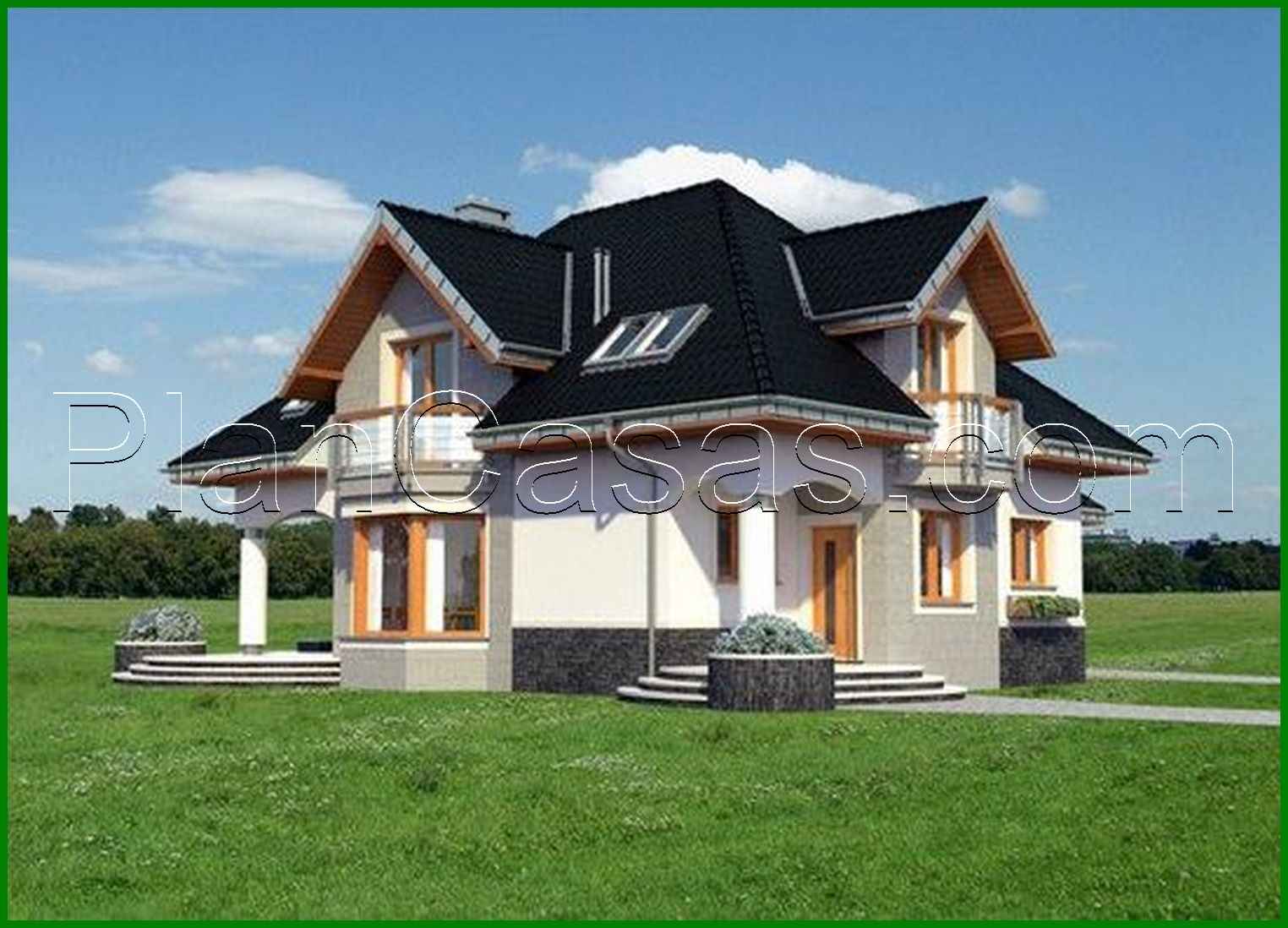 Visualization gallery - Unique cottage with an attic and six bedrooms