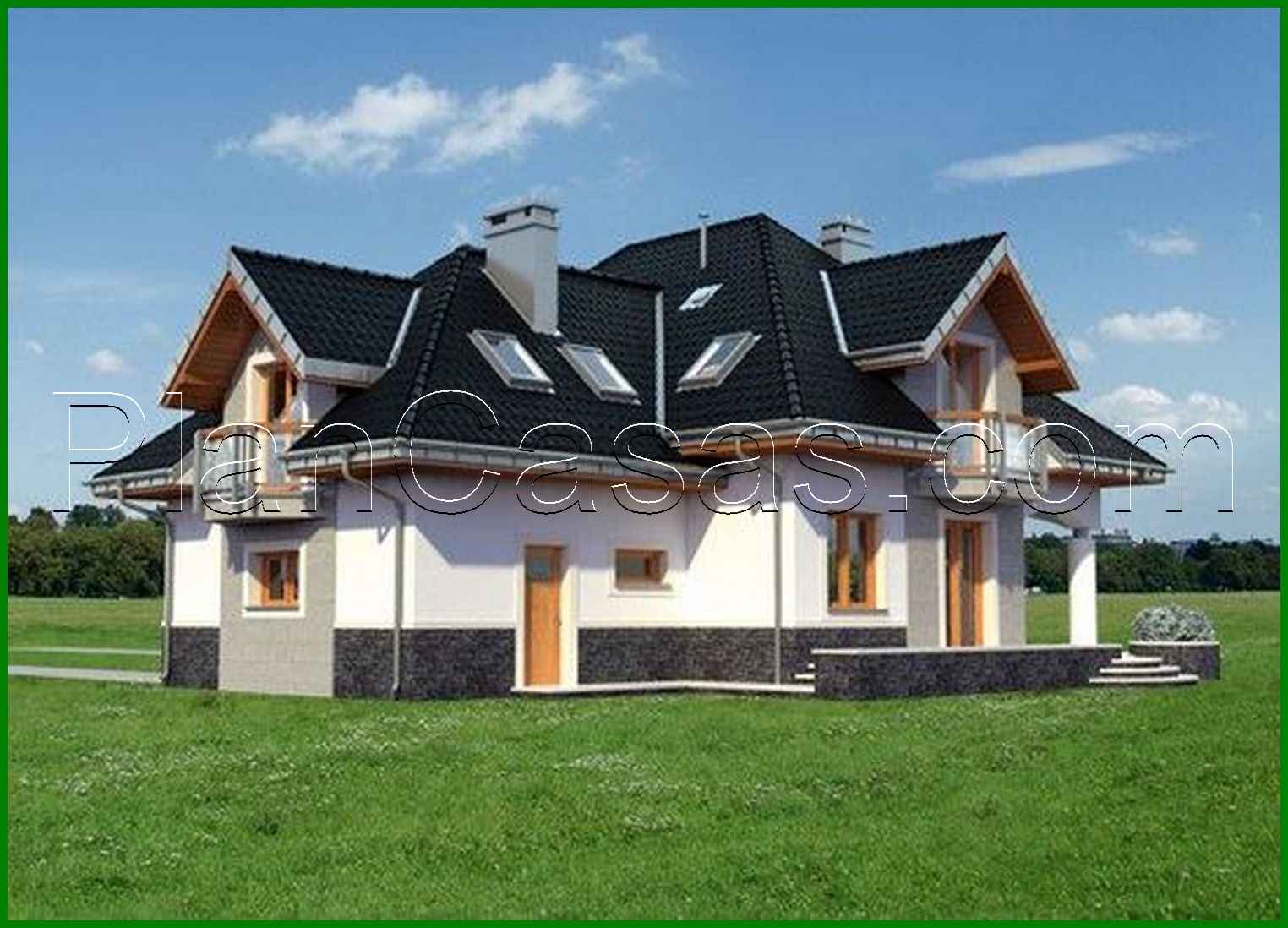 Visualization gallery - Unique cottage with an attic and six bedrooms