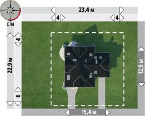 Visualization gallery - Unique cottage with an attic and six bedrooms