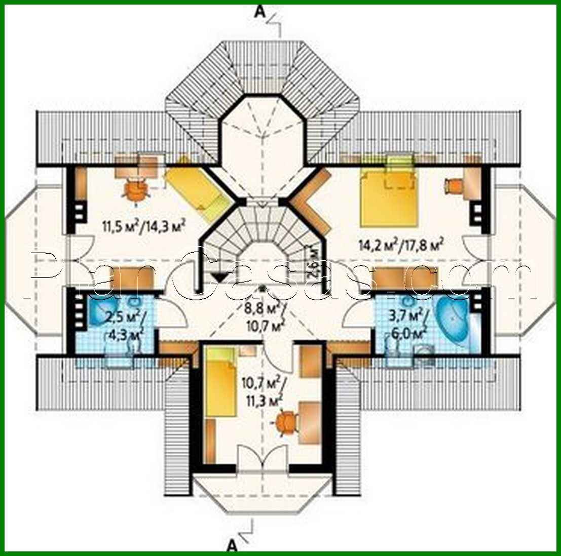 Visualization gallery - Two-story modern building with a beautiful look