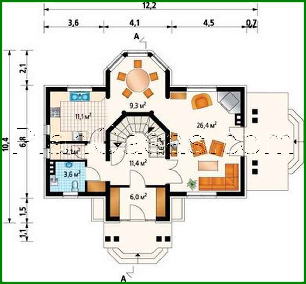 Visualization gallery - Two-story modern building with a beautiful look