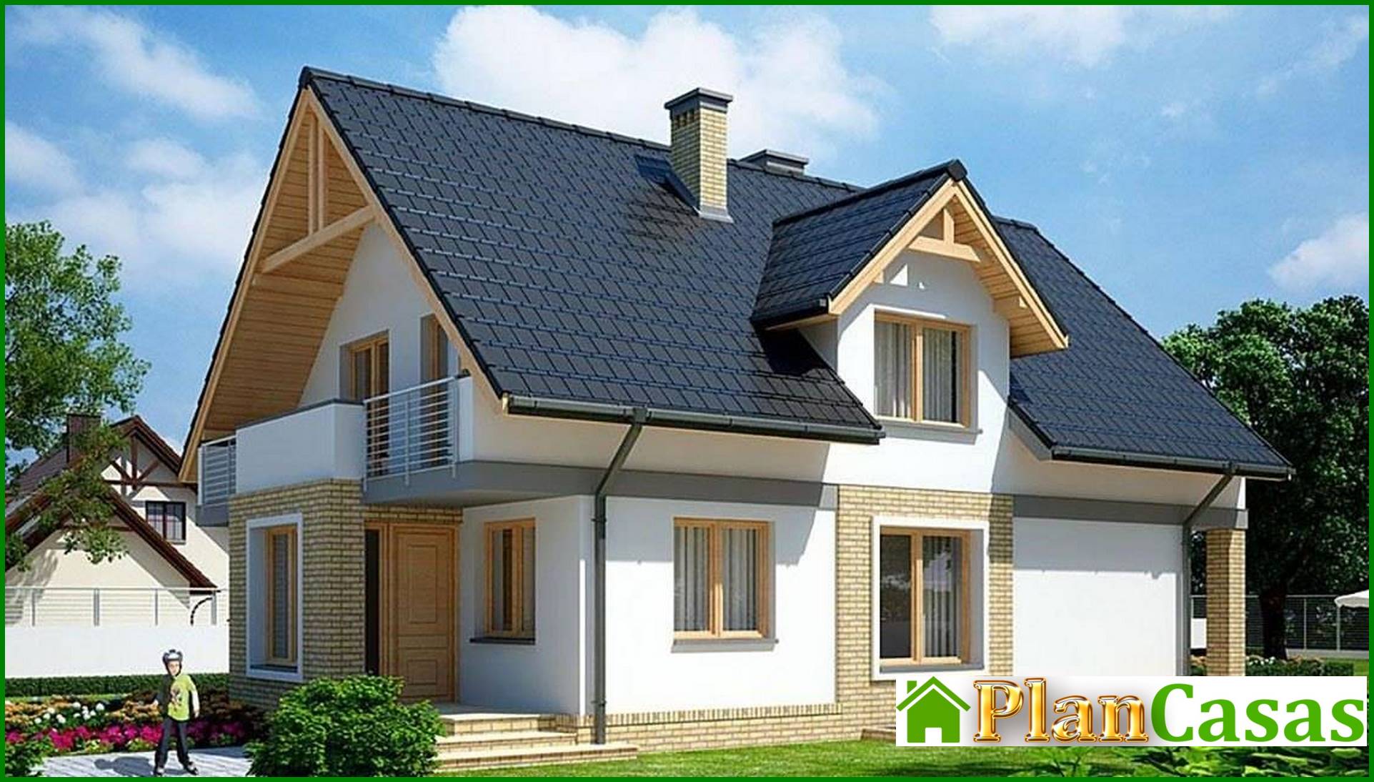 Visualization gallery - Light two-story residential building