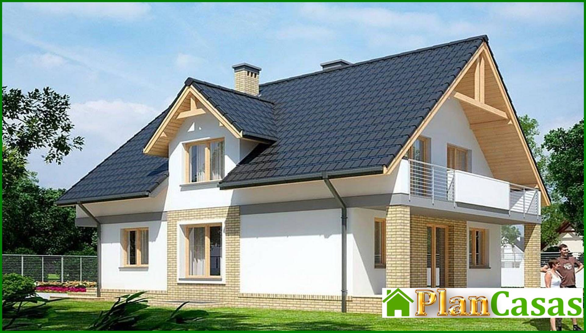 Visualization gallery - Light two-story residential building