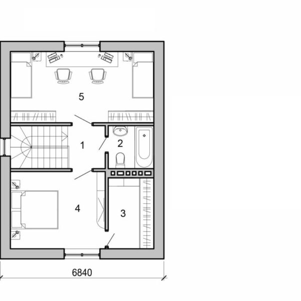 10. Simple 2 storey house
