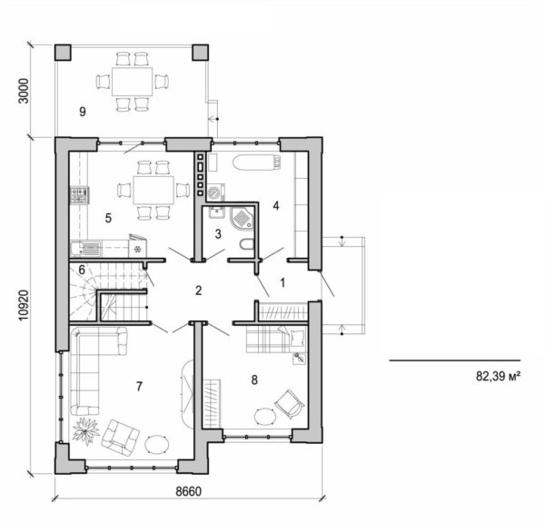 105. Two storey cottage