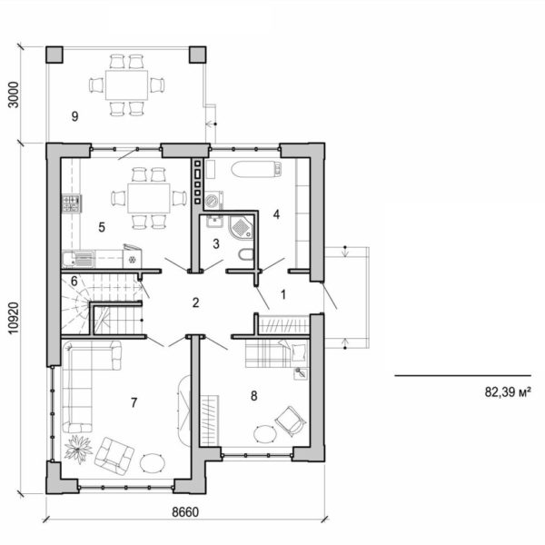 105. Two storey cottage