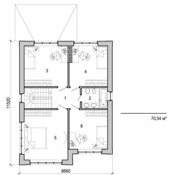 105. Two storey cottage