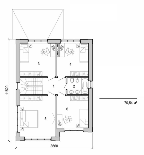 105. Two storey cottage