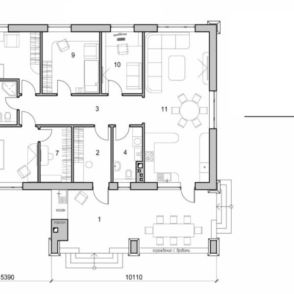 123. One storey cottage