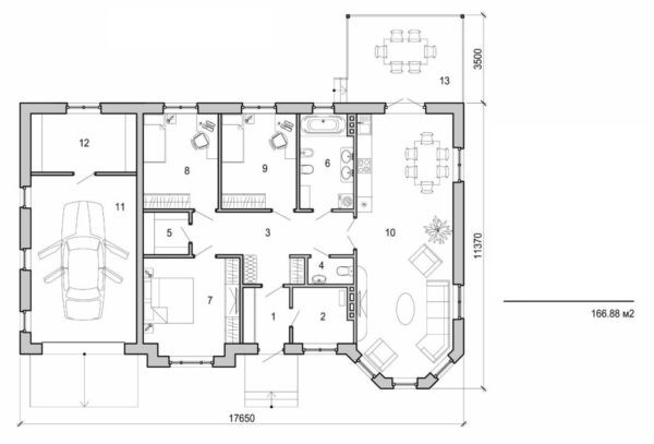 131. One storey house