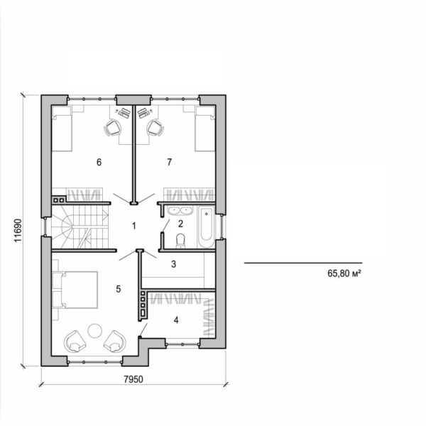 141. Two storey house