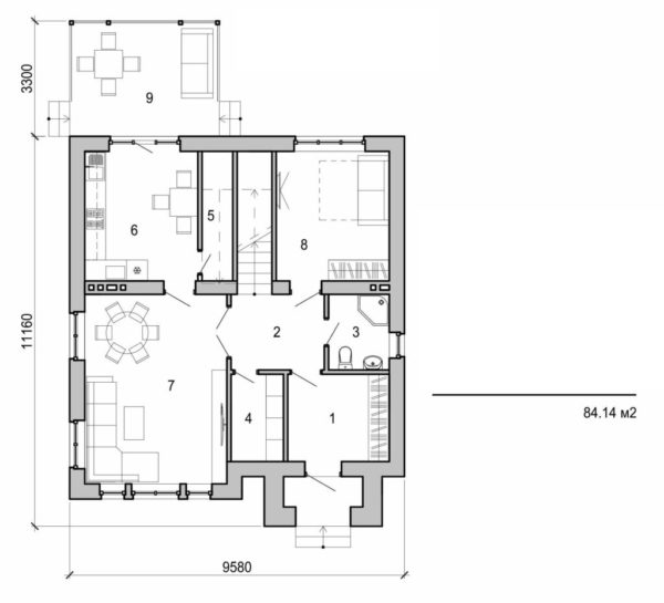 143. Two storey house