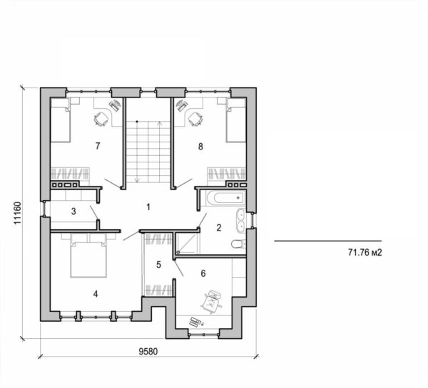 143. Two storey house