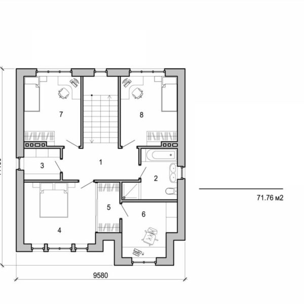 143. Two storey house