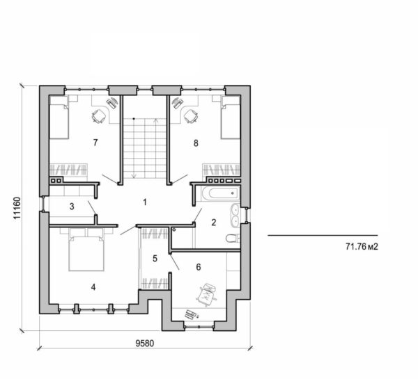 143. Two storey house