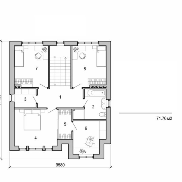 143. Two storey house