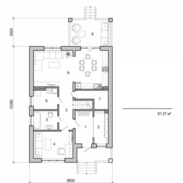 147. Two storey house